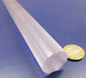 Polycarbonate Round Rod 1.00"  Diameter x 48" Length, Natural - Picture 1 of 11