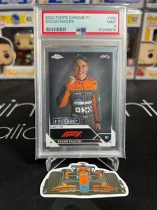 2023 TOPPS CHROME F1 OSCAR PIASTRI FRESHEST INSERT ROOKIE CARD RC #195 PSA 9 - Picture 1 of 4