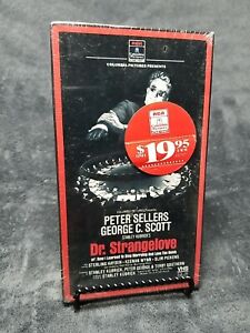 Dr. Strangelove 1983 Sealed VHS RCA Columbia Watermark On Side - B&W Side Pan