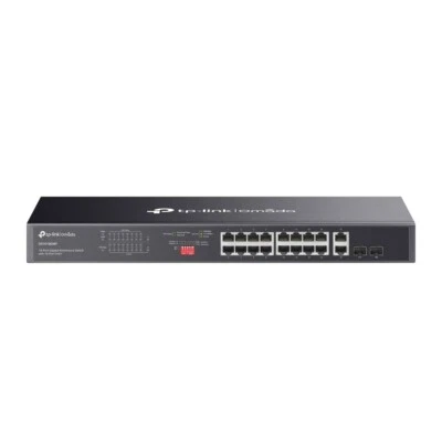 TP-Link DS1018GMP | Omada 18-Port Gigabit Unmanaged Rackmount Switch | 16* PoE+ - Image 1 of 4