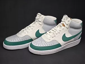 Nike Court Vision Mid Men's Multi Sizes Green White Grey Sneakers DN3577-102 NBY - Picture 1 of 11