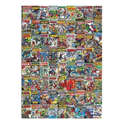 Marvel Comics Covers Superheroes 3000-Piece Jigsaw Puzzle | Toynk Exclusive - Image 1 of 4