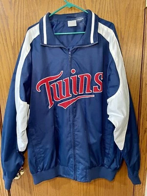 Minnesota Twins Jacket Adult 2XL Majestic Therma Base Full Zip MLB Authentic  - Image 1 of 4