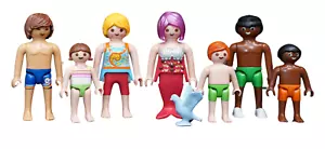 Playmobil Figures Beach Summer Woman Man Swim Trunks Bikini Bundle No. 22405 - Picture 1 of 1