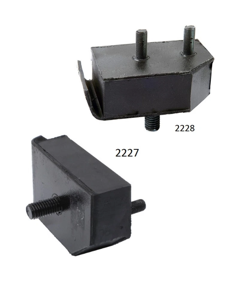 2 PIEZAS MONTAJE MOTOR DELANTERO L & R para PLYMOUTH VALIANT 1964-1965 4,5 L Foto 1 de 3