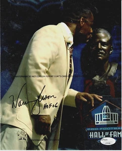 WARREN MOON FIRMADO H.O.F. INDUCTION 8x10 - Engrasadores - Seahawks - J.S.A. Certificado - Imagen 1 de 3