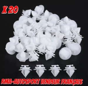 20x Clips Fixation Garniture PEUGEOT 106 206 207 1007 306 307 806 CITROEN C2 C3 - Imagen 1 de 5