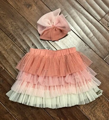 Falda Matilda Jane Lazo Corazón a Corazón Azúcar Ciruela Rosa Tul Ombre Talla 4 Foto 1 de 4