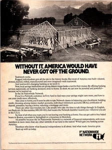 1986 1st Nationwide Network Home Loans Vintage Print Ad Ephemera Full Page Color - Bild 1 von 1