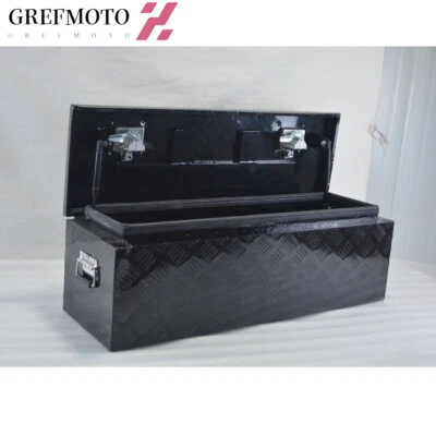 36" X 12" X12" Aluminum Underbody Storage Black Tool Box RV Trailer Truck Pickup Foto 1 de 4