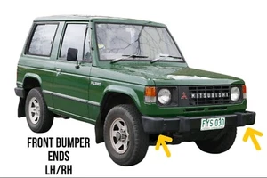Mitsubishi pajero Mk1 90 front bumper Ends X2 - Picture 1 of 6