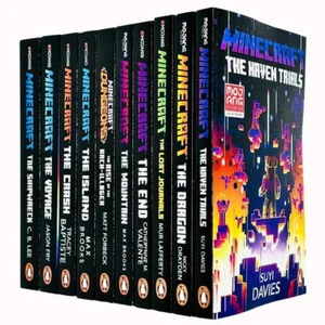 The Official Minecraft Novels 10 Books Collection Set, Paperback NEW - Picture 1 of 1