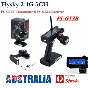 Flysky FS-GT3B 2.4GHz 3 Channels Control Transmitter & Receiver for RC Car Boat - Picture 1 of 13