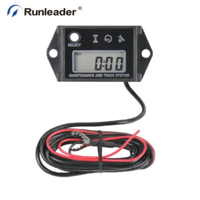 LCD Hour meter Tachometer, Max RPM, Maintenance Reminder, Lawn Mower Generator - Image 1 of 4