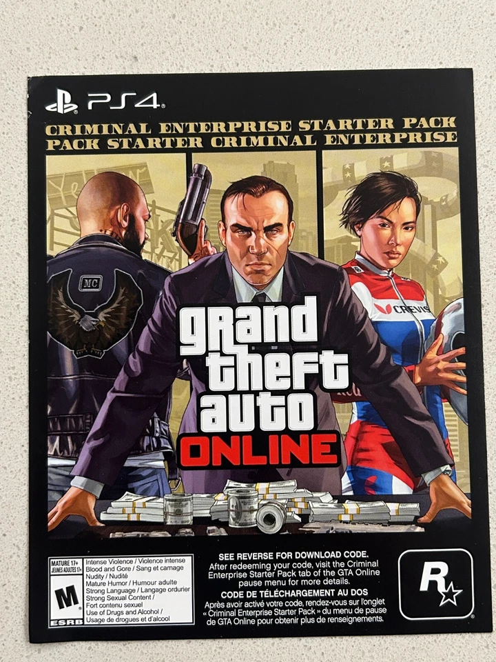 Grand Theft Auto Online Criminal Enterprise Start - Playstation 4 PS4 DLC дополнение - Изображение 1 из 1