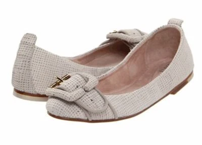 Женские замшевые кожаные балетки Bloch Ella 37,5 серые перфорированные Bloch BL820 - Изображение 1 из 4