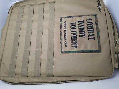 Diaper Bag Back Pack Combat Daddy Equipment Khaki Camouflage Pockets Baby Tags - Image 1 of 4