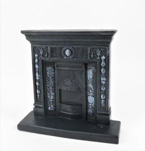 Dolls House Victorian Cast Iron Fireplace Miniature 1:12 Scale Resin Furniture - Picture 1 of 8