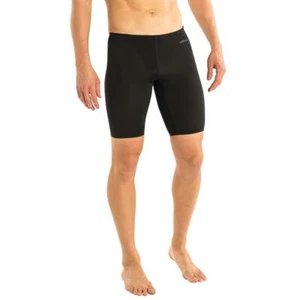 Dolfin Men's Athletic Swimsuit Jammer-Black Swim Shorts Young Men's Large - Picture 1 of 1