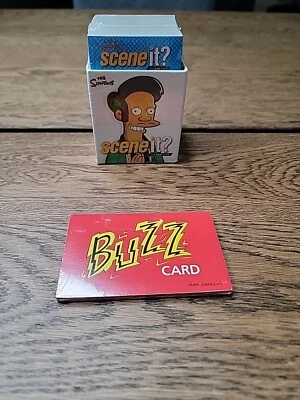 The Simpsons Scene It Game Replacement Set Trivia Cards Buzz Cards New Sealed - Image 1 of 4