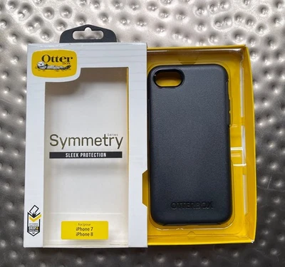 Capa OtterBox 77-56705 Symmetry Series iPhone 7 iPhone 8 - Preta - Imagem 1 de 4