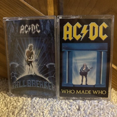 AC/DC Cassettes BALLBREAKER & WHO MADE WHO - Image 1 of 4