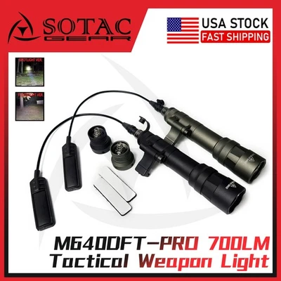 Светодиодный белый прожектор/прожектор SOTAC M640DFT Weapon подходит для планки Пикатинни 20 мм - Изображение 1 из 4