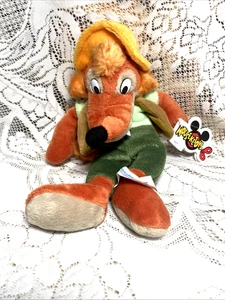 Disney World Splash Mountain Canción del Sur Brer Fox Bean Bag Gorro Peluche  - Imagen 1 de 7