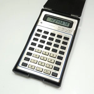 Vintage TEXAS INSTRUMENTS TI-30 LCD Scientific Calculator - Picture 1 of 9