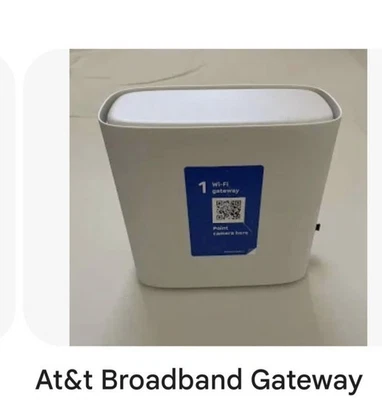 Router módem WiFi AT&T Fiber ONT Broadband Gateway BGW320-500 con cable de alimentación Foto 1 de 3