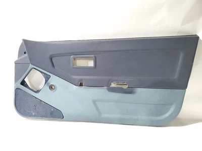Honda CRX 1986 OEM panel de moldura de puerta delantera derecha azul tiene desgaste  Foto 1 de 4