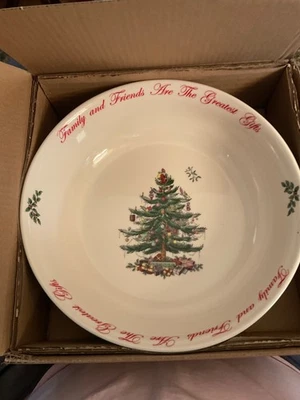 Spode Christmas Tree 2019 Annual 10" Serving Bowl Limited Edition w/ Box - Image 1 of 2
