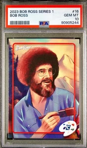 POP 1 PSA 10 RC Bob Ross 2023 Cardsmiths Series 1 Rookie Portrait Red Border SSP - Picture 1 of 3