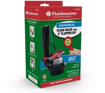 Fluidmaster K-540A-015 Universal 3-Inch Toilet Flush Valve Repair Kit with - Image 1 of 4