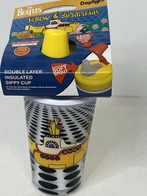 Taza para sorber aislada submarina amarilla Sea Of Holes de Daphyl's 10 oz de The Beatles Foto 1 de 4
