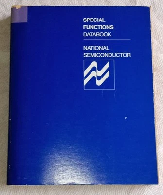 Special Functions Databook 1979 National Semiconductor Data Sheet Collection NOS - Image 1 of 4