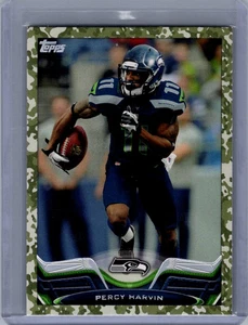 Percy Harvin Topps 2013 #425 Camo /399 Seattle Seahawks - Bild 1 von 2