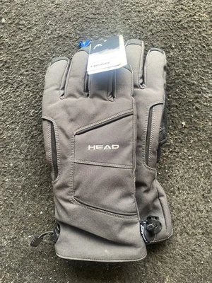 New Head Men's Dupont Sorona Insulated Ski Snow Gloves Large Gray - Image 1 of 2