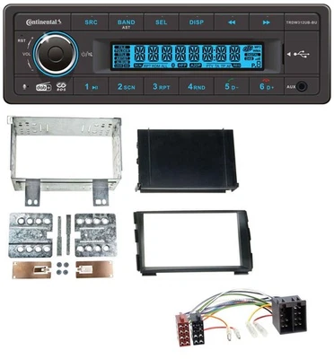 Continental MP3 DAB USB Bluetooth Autoradio für Kia Ceed 09-12 proCeed 11-13 - Bild 1 von 4