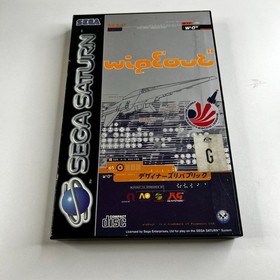 Wipeout (Sega Saturn, 1996 PAL) Racing Manual Included Tested & Working