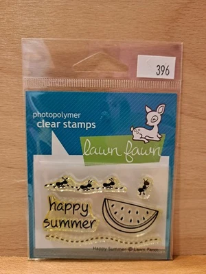 Juego de estampillas RETIRADAS Lawn Fawn FELIZ VERANO ¡RARO!! Foto 1 de 4