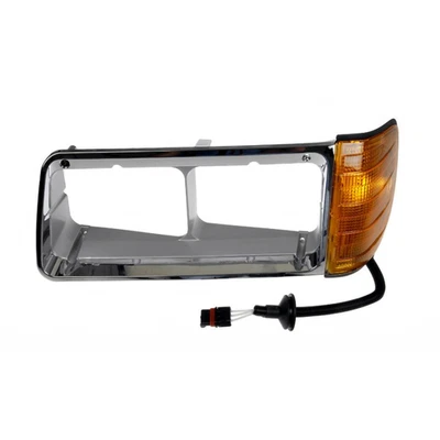 Bisel y luz de señal para Freightliner FLD120 1989-2002 lado del conductor | FL2510103 Foto 1 de 4