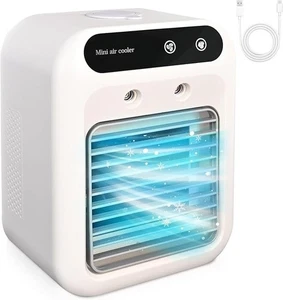 Portable Air Conditioners, Evaporative Air Cooler with 2 Wind Speeds - Picture 1 of 5