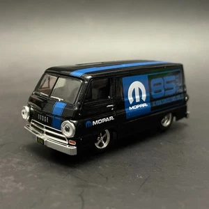 1967 Dodge A100 Mopar Parts & Service Panel Van *Black* 1/64 Premium Diecast - Picture 1 of 9