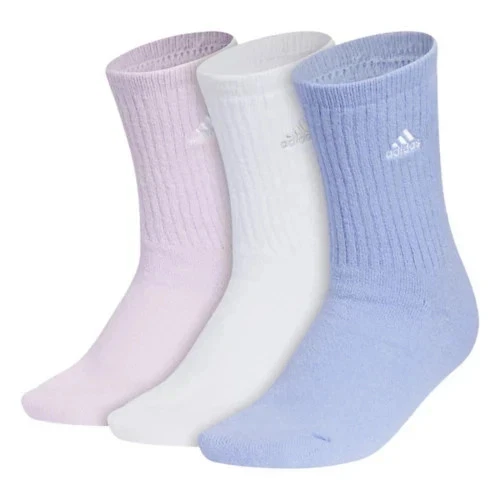 Adidas Women’s Cushioned Crew Socks 3-Pack AEROREADY Multicolor 5-10