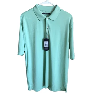 Greg Norman Golf Polo play dry Shirt green Size Large short sleeve New (Nb) - Picture 1 of 6