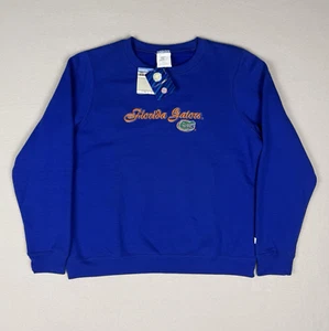 Florida Gators Women's Starter Blue Embroidered Logo Fleece Pullover Size Medium - Picture 1 of 8