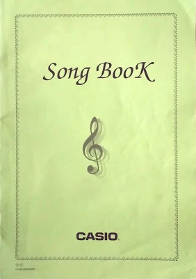 Original Casio Song Music Book for LK-30 Lighting Keyboard 80 Songs 80 Page LK30 - Image 1 of 3