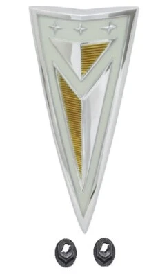Trunk Lid Arrowhead Emblem For 1962 Pontiac Grand Prix Bonneville & Catalina USA - Image 1 of 4
