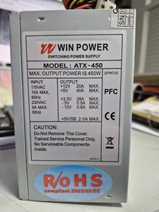 Win Power ATX-450 450W Power Supply - Picture 1 of 9